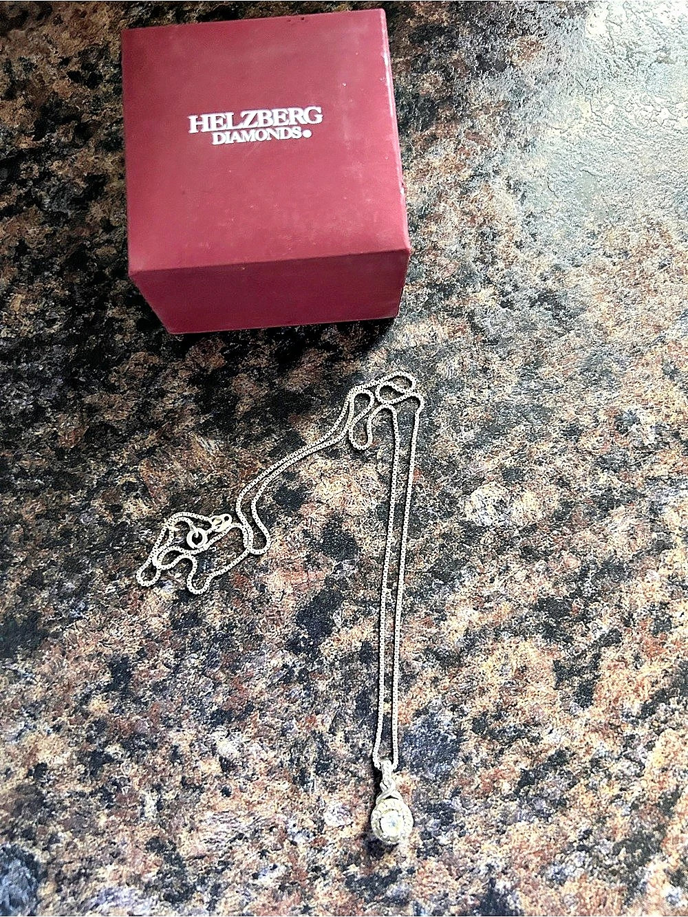 Helzberg Diamonds Silver Pendant Necklace